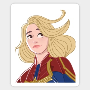 Captain Brie Danvers Sticker